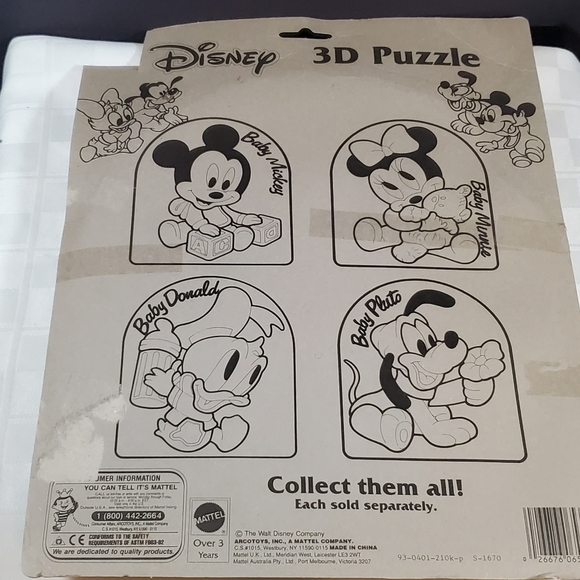 Vintage NWT'S Baby Minnie Puzzle - Picture 2 of 4